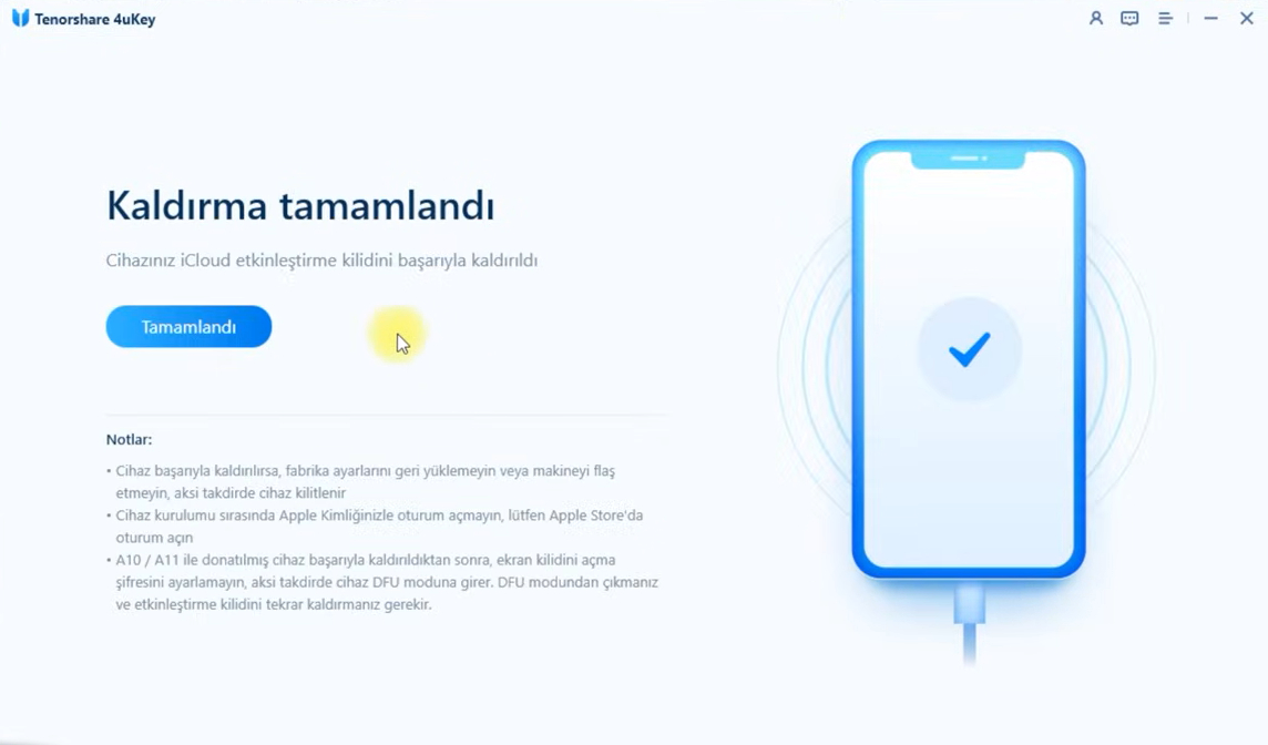 önceki sahibi olmadan apple watch aktivasyon kilidini atla