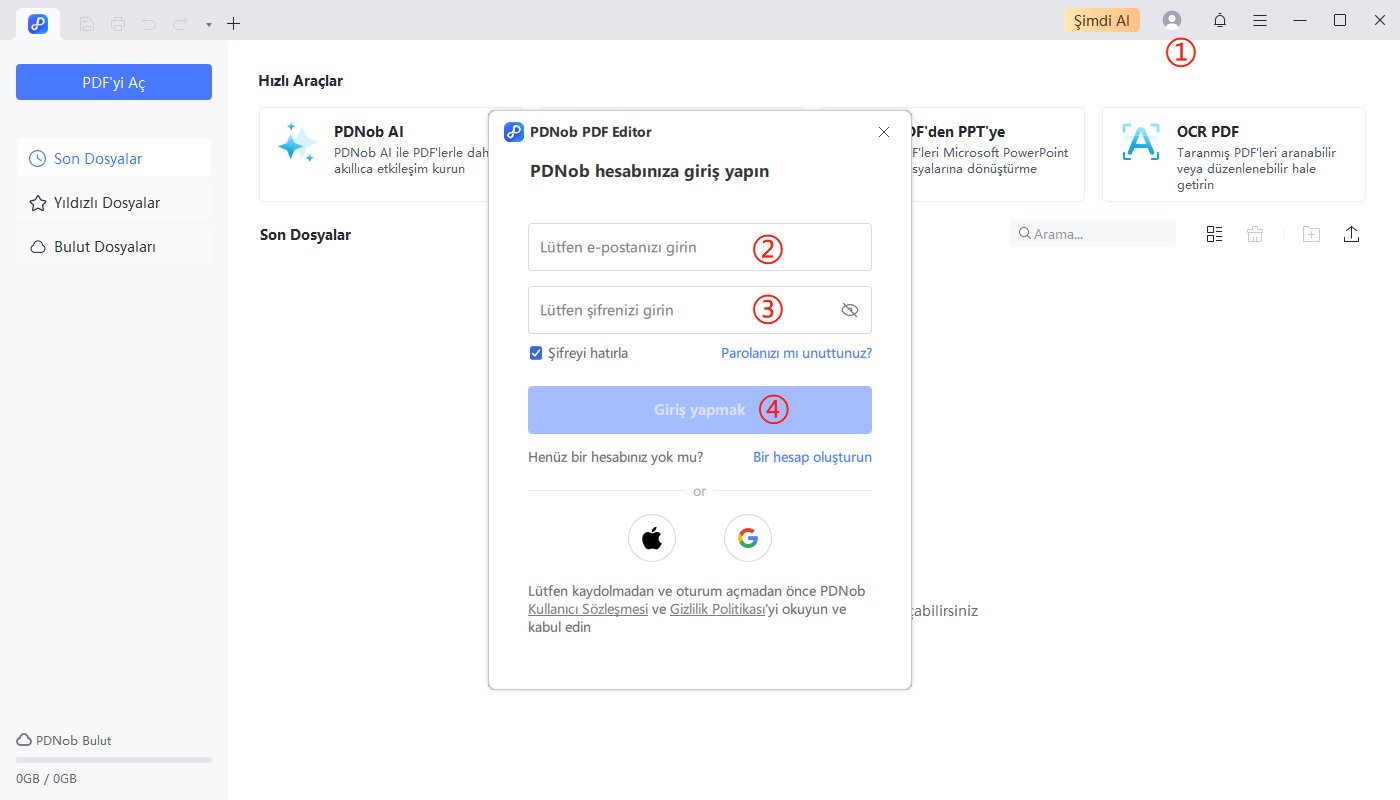 pdnob pdf düzenleyici giriş yap