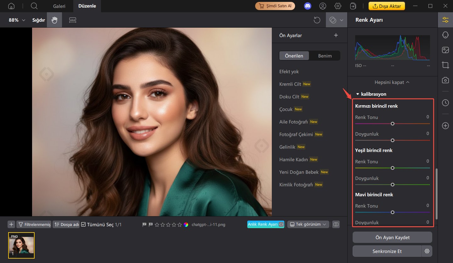 PixPretty Kalibrasyon