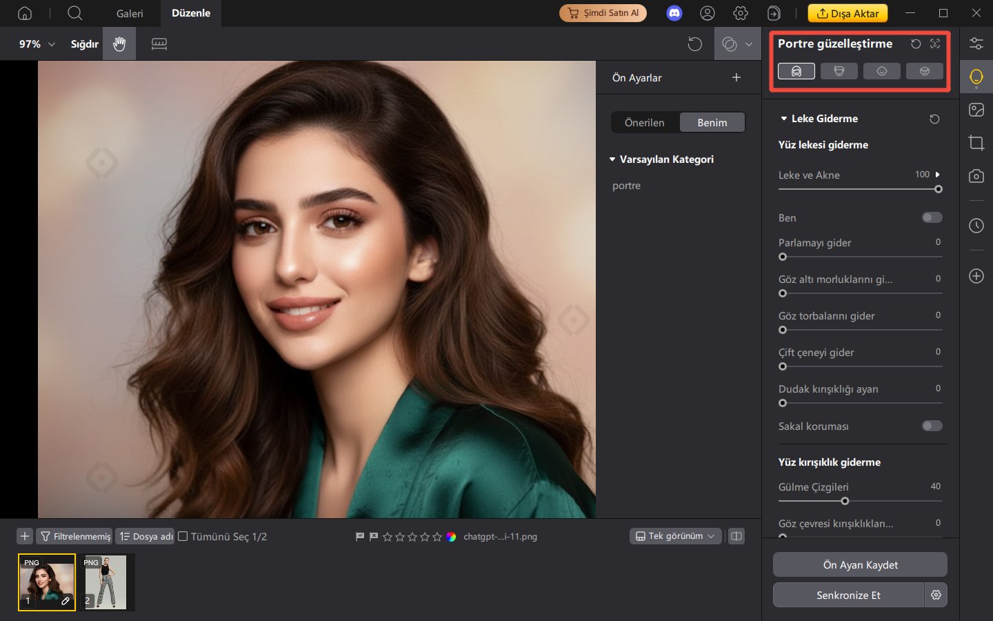 PixPretty Yüz Algılama