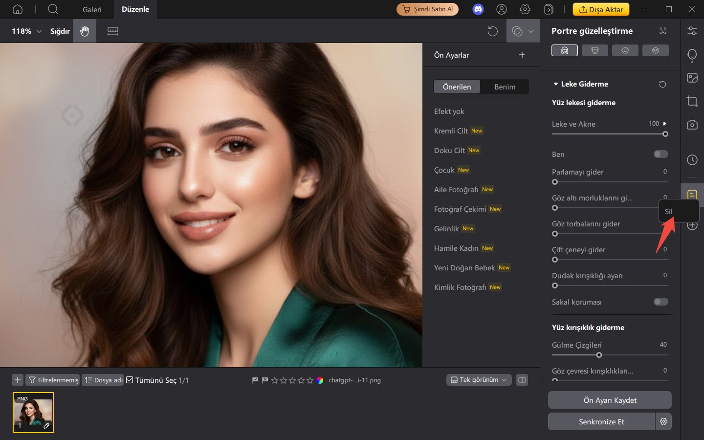 Temiz ve Sade Arayüz