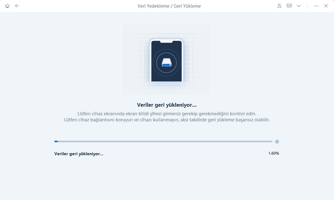 veri geri yükleniyor