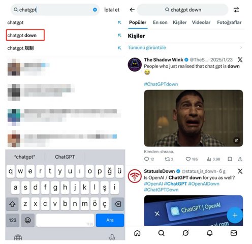 chatgpt çöktü mü