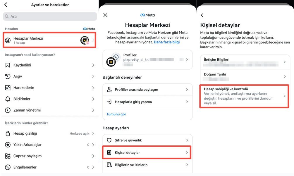 instagram hesabı dondurma nasıl yapılır