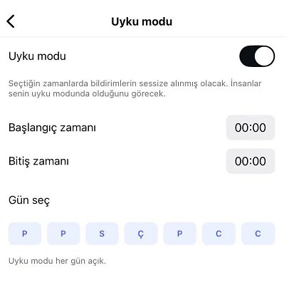 Instagram'da sakin mod ne kadar sürer