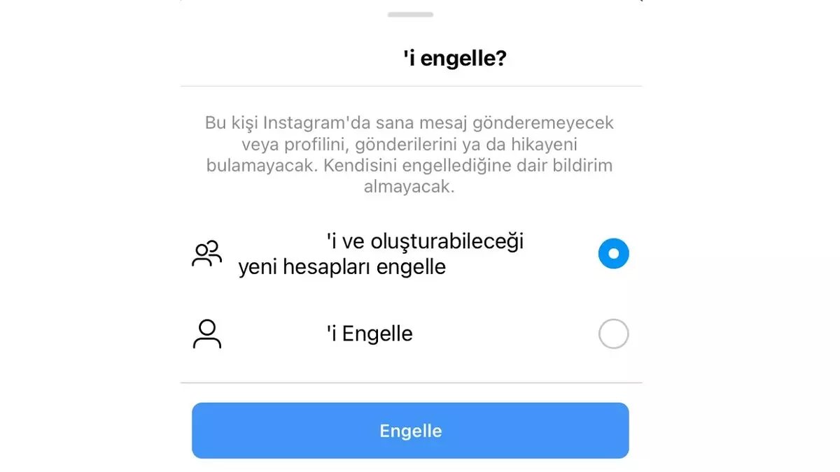 Instagram'da Sizi Engellemiş Olan Birini Engellemek