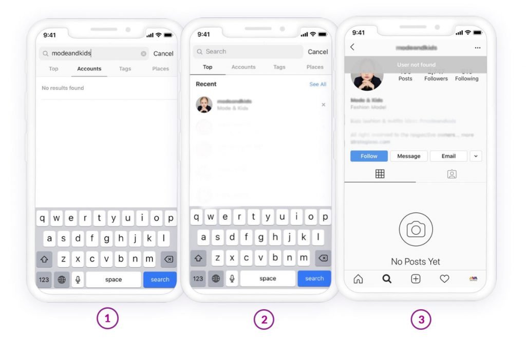 Profil Arama ve Etkileşim Testi