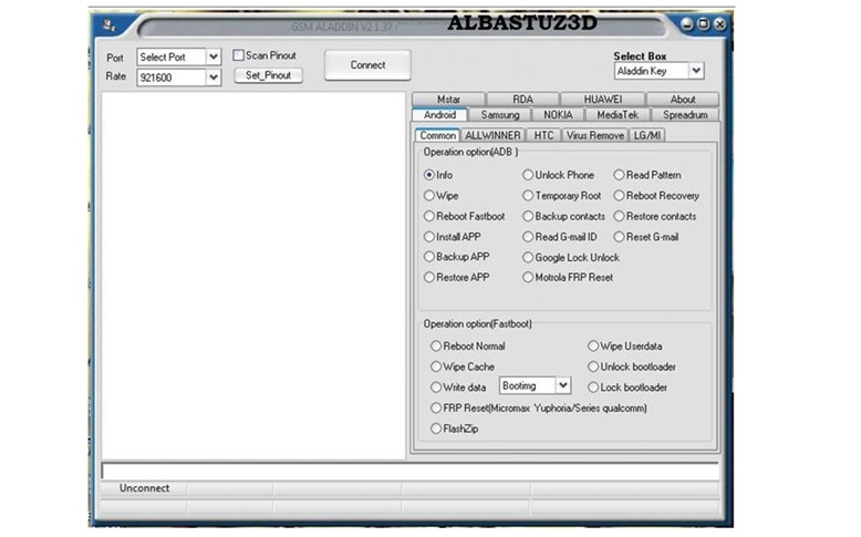 frp bypass aracı - gsm aladdin