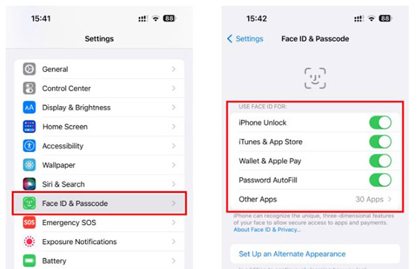 face id çalışmıyor-yüz kimliği ayarlarını kontrol edin