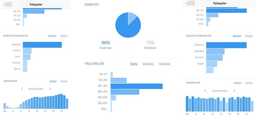 Instagram Takipçilerin Aktif Olduğu Saatler Nasıl Bakılır