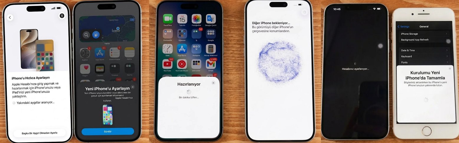 Eski iPhone'dan iPhone 18'e Veriler Nasıl Aktarılır