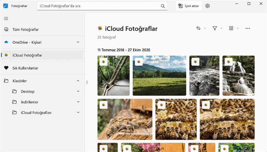 Bilgisayarınızda iCloud’a erişin