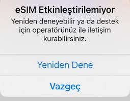 iphone e sim etkinleştirilemiyor nasıl çözülür