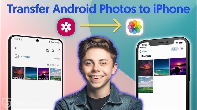 androidden iphone a fotoğraf aktarma