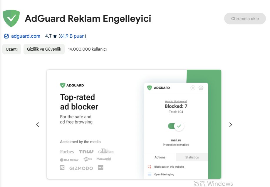 youtube reklam engelleyici 2024 - adguard