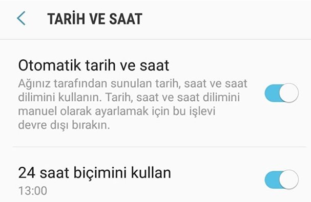 instagram hikaye siyah ekran hatası çözümü - android tarih ve saat ayarlarını kontrol edin