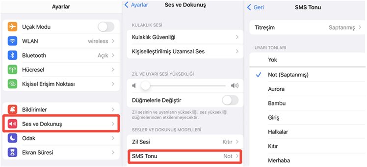 instagram bildirim sesi değiştirme iphone