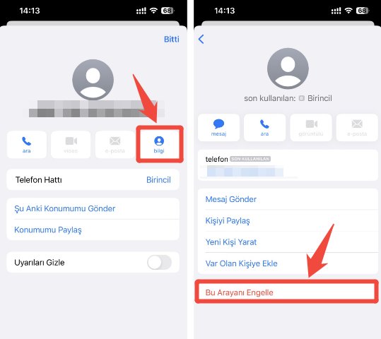imessage engelleme nasıl yapılır