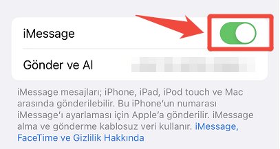 iMessage Nasıl Etkinleştirilir