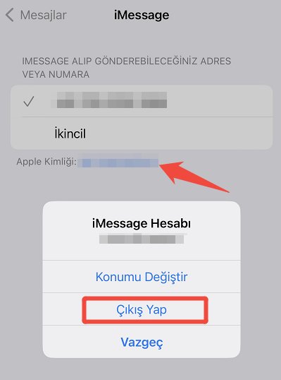imessage etkinleştirme hatası çözümü