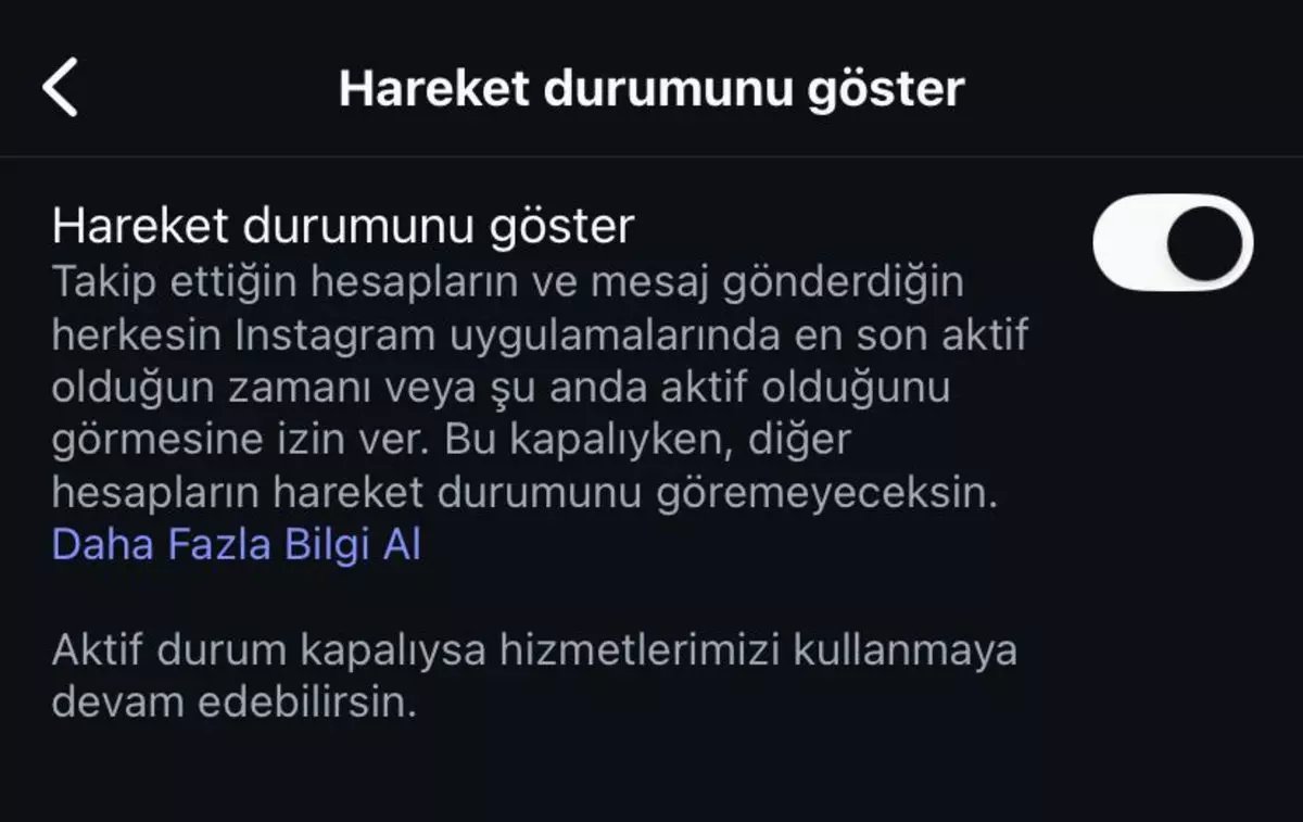 iphone'da Instagram aktifliği nasıl kapatılır