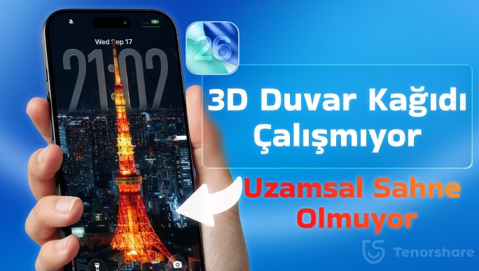 ios 26 3d duvar kağıdı çalışmıyor