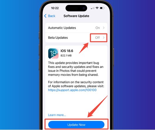 ios 26 beta'dan ios 18'e düşürme