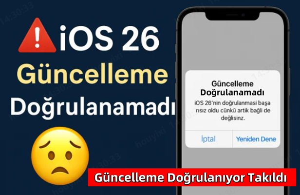 ios 26 beta güncelleme doğrulanamadı
