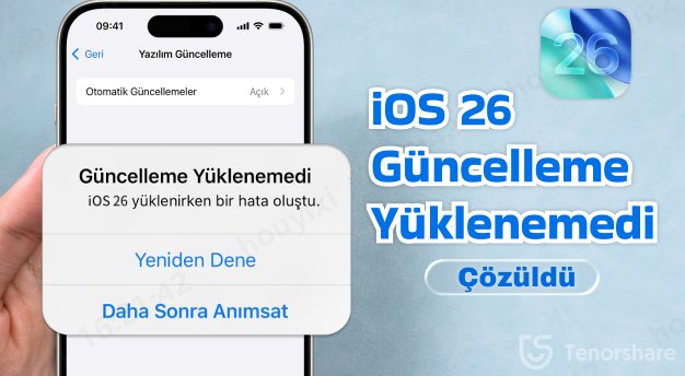 ios 26 güncelleme yüklenemedi