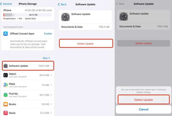 ios 26 beta güncellemesi duraklatıldıysa ios profilini sil