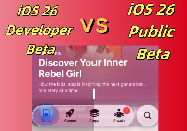 public beta vs developer beta farkı