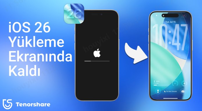 ios 26 yükleme ekranında kaldı
