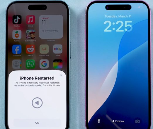 iphone kurtarma modundan çıkarma