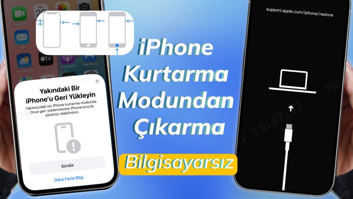 iphone kurtarma modundan çıkarma