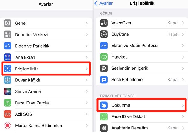 iPhone dokunmatik hassasiyeti arttırma-1