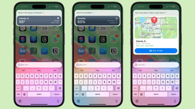 ios 18.1 siri'ye yazma çalışmıyor