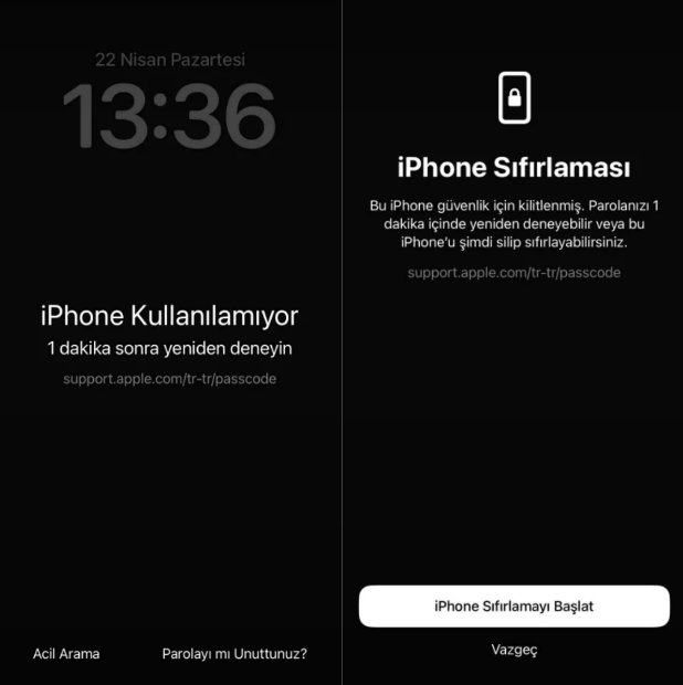 iphone etkin değil itunes a bağlanın çözümü
