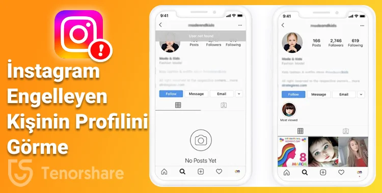 instagram engelleyen kişinin profilini görme