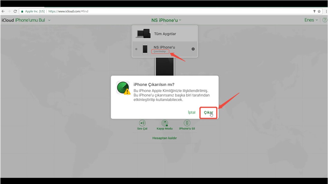 Bul'da aygıt'ı kaldır