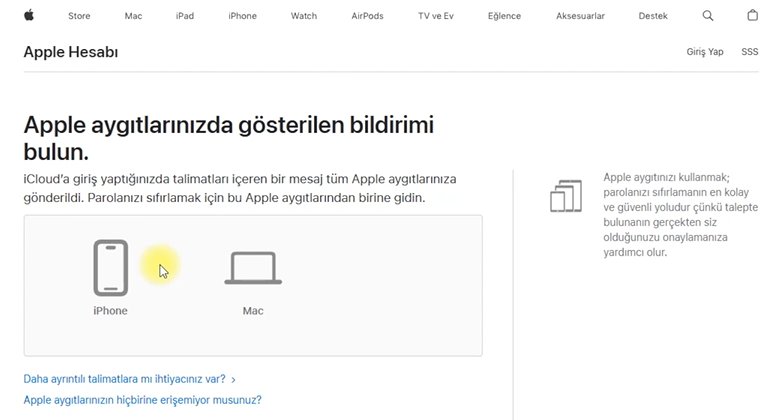 Doğrulama yöntemini seçin