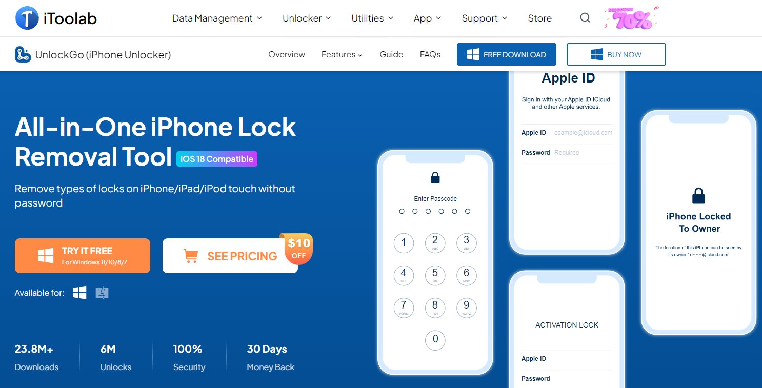 iphone şifre kırma uygulaması - unlockgo