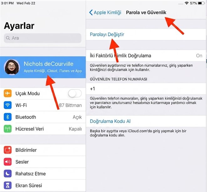 Önce iCloud Sıfırla Sonra Cihazı Sıfırla