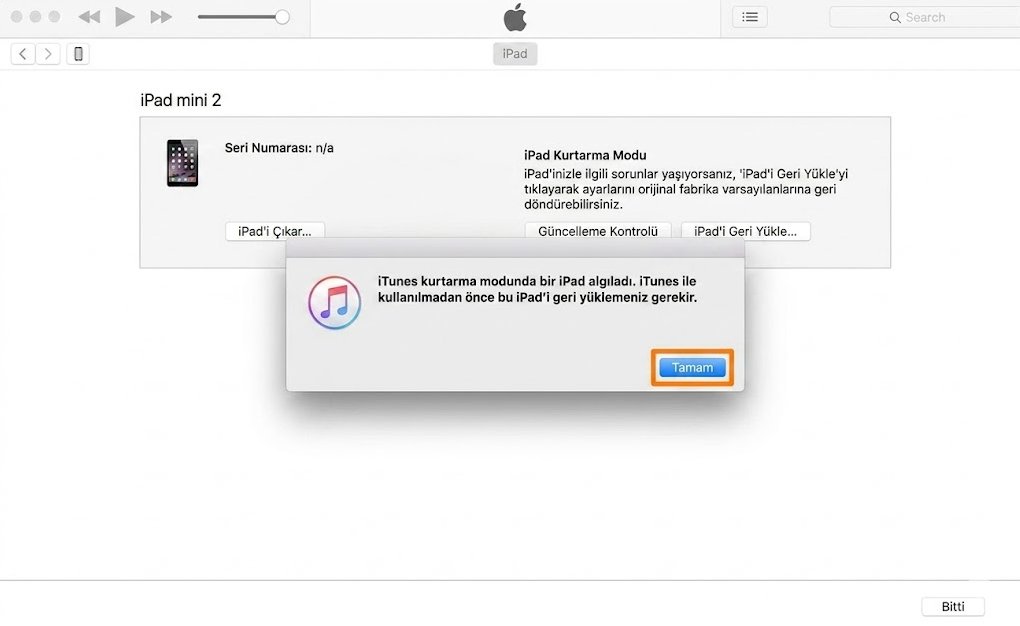 icloud şifresi unutulan ipad sıfırlama