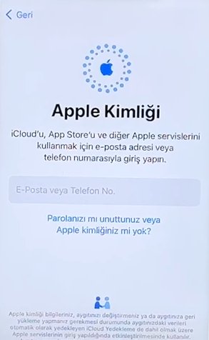 iphone fabrika ayarlarına sıfırlama