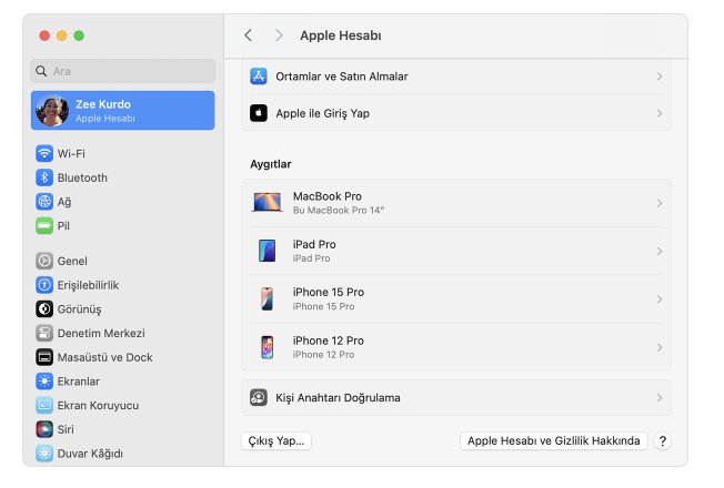 mac icloud öıkış yapma