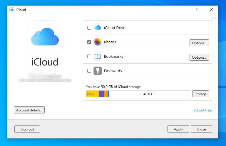 windows icloud çıkış yapma