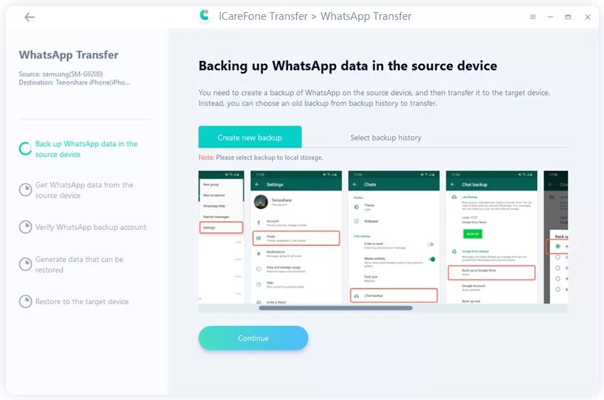 android den ios a whatsapp aktarma - whatsapp yedekle