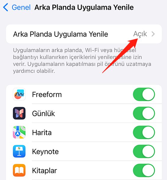 whatsapp mesajlar gitmiyor - iphone arka plan uygulama yenileme