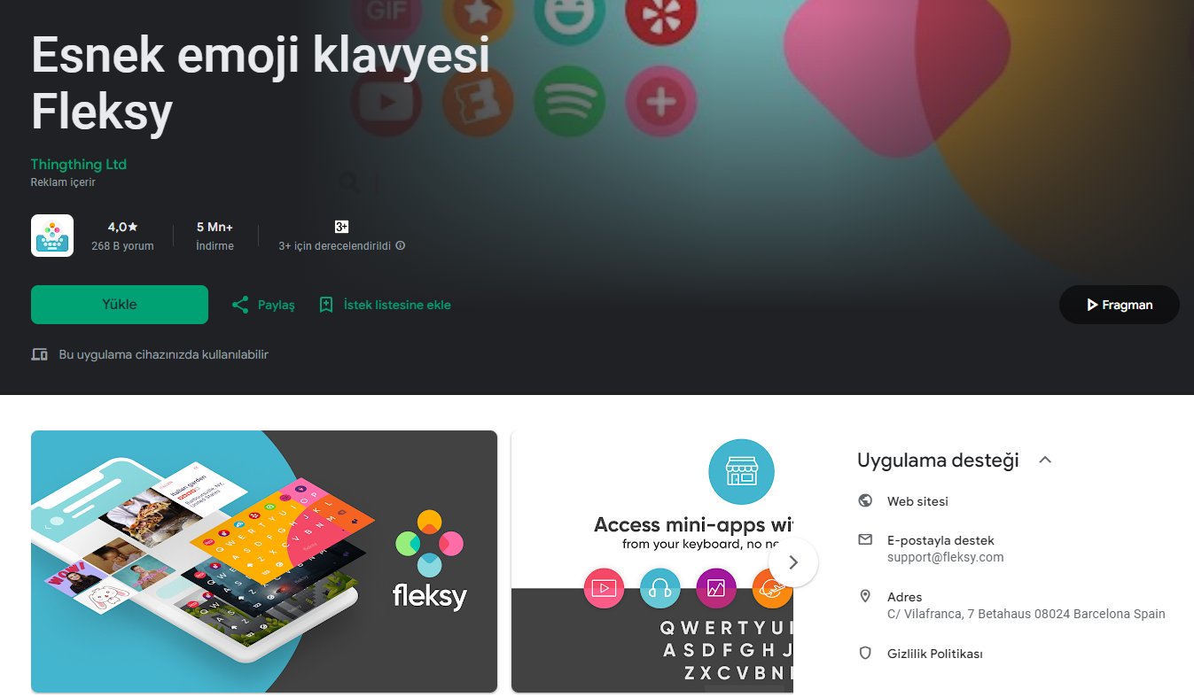 üçüncü taraf klavyeleri ile ios emoji android'de kullanın