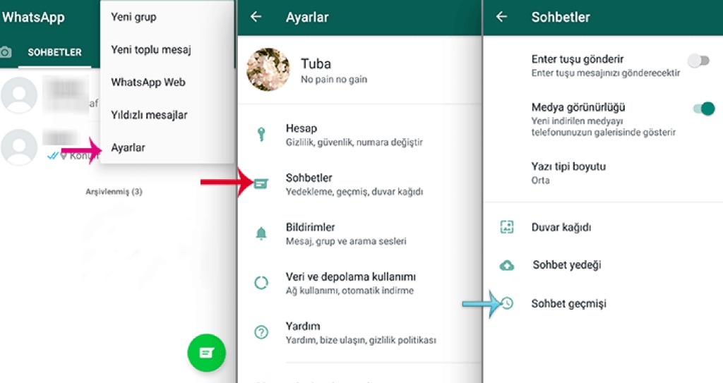 kalıcı olarak android whatsapp sohbet gizleme-1